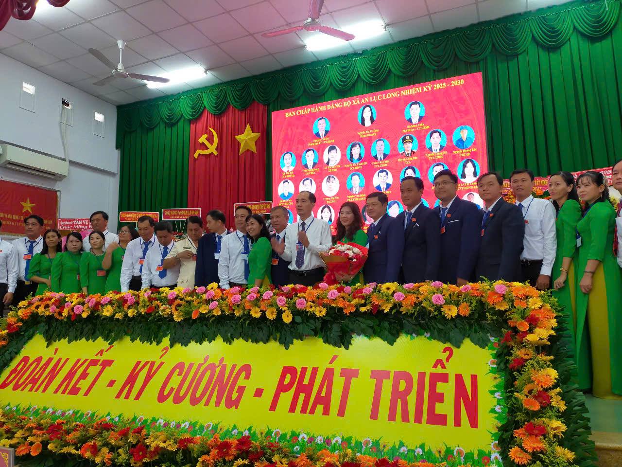 Xã An Lục Long tổ chức thành công Đại hội Đảng bộ lần thứ I, nhiệm kỳ 2025 - 2030